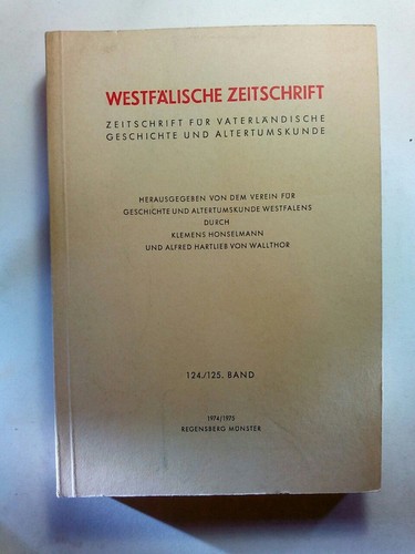 Westfälische zeitschrift - westfälische,