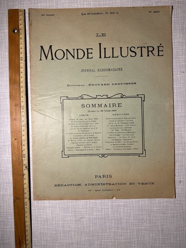 Französische zeitung 1899 43 - französische,