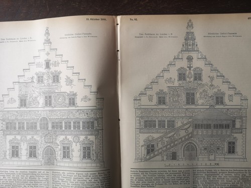1888 bauzeitung berlin - 1888,