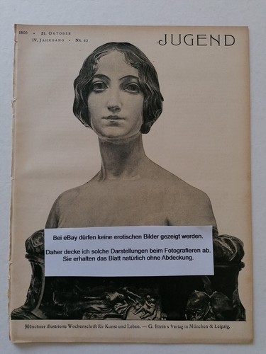 Original zeitschrift jugend - zeitschrift,