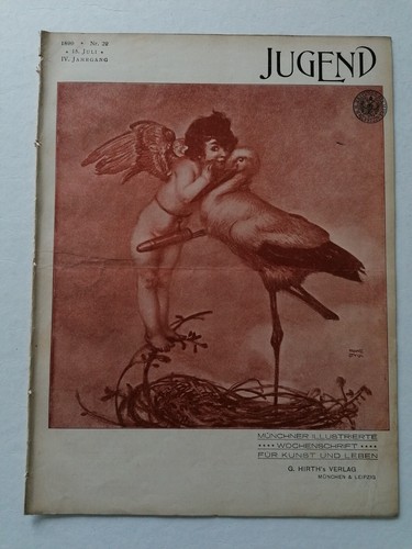 Original zeitschrift jugend - zeitschrift,