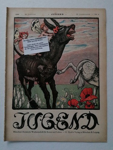 Original zeitschrift jugend - zeitschrift,