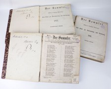 Der Sammler 3 Jahrgänge 1852