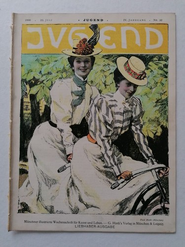 Original zeitschrift jugend - zeitschrift,