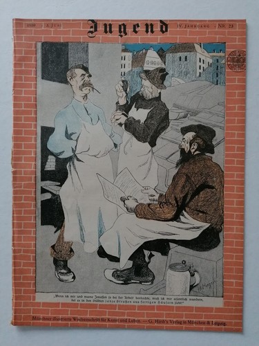 Original zeitschrift jugend - zeitschrift,
