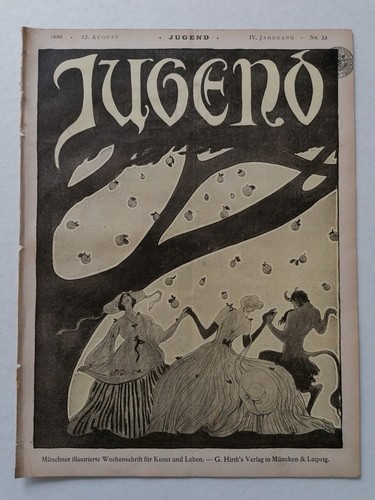 Original zeitschrift jugend - zeitschrift,