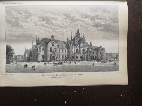 1888 bauzeitung leipzig - bauzeitung, 44
