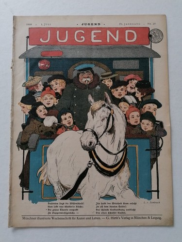 Original zeitschrift jugend - zeitschrift,