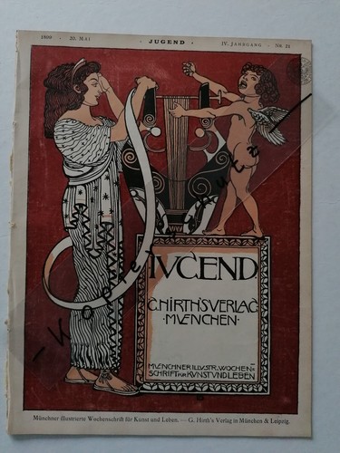 Original zeitschrift jugend - zeitschrift,